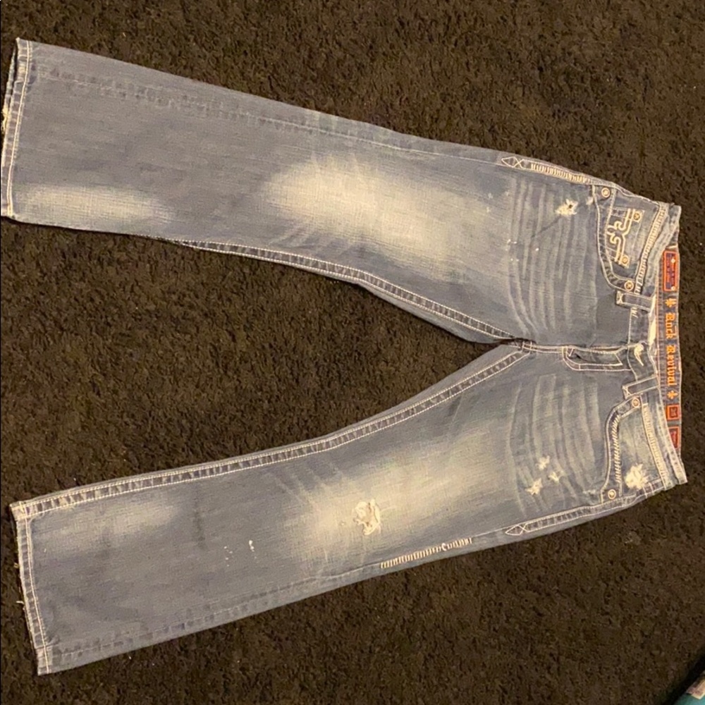 Rock Revival jeans and Shirt